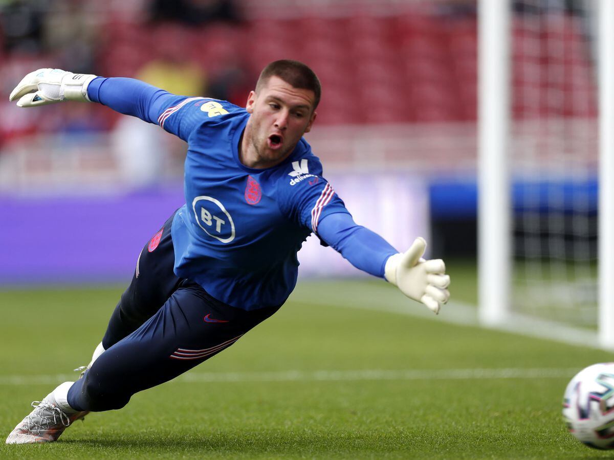 File photo dated 06-06-2021 of England goalkeeper Sam Johnstone. Issue date: Saturday July 10, 2021. PA Photo. Sam Johnstone made his debut in the warm-up win over Romania but played purely a back-up role at the Euros. See PA story SOCCER Euro 2020 EnglandRatings. Photo credit should read Lee Smith/PA Wire..