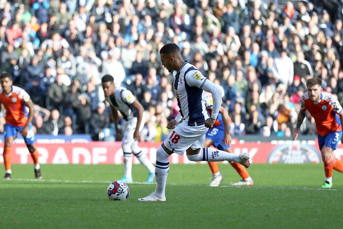 Karlan Grant (Photo by Adam Fradgley/West Bromwich Albion FC via Getty Images).