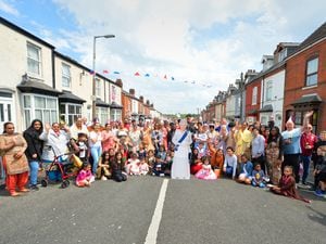 Parkhill Road residents celebrating the Platinum Jubilee
