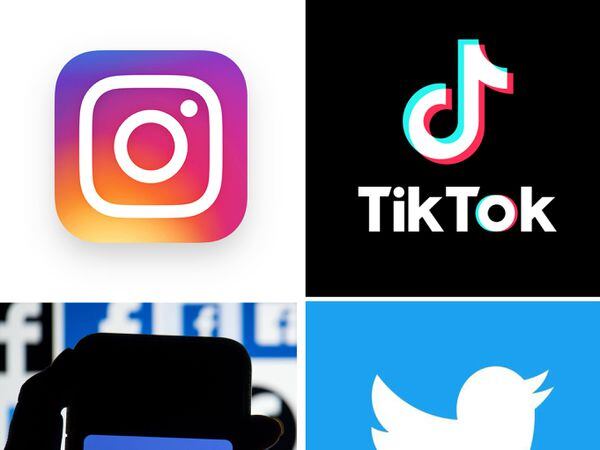Instagram and TikTok logos