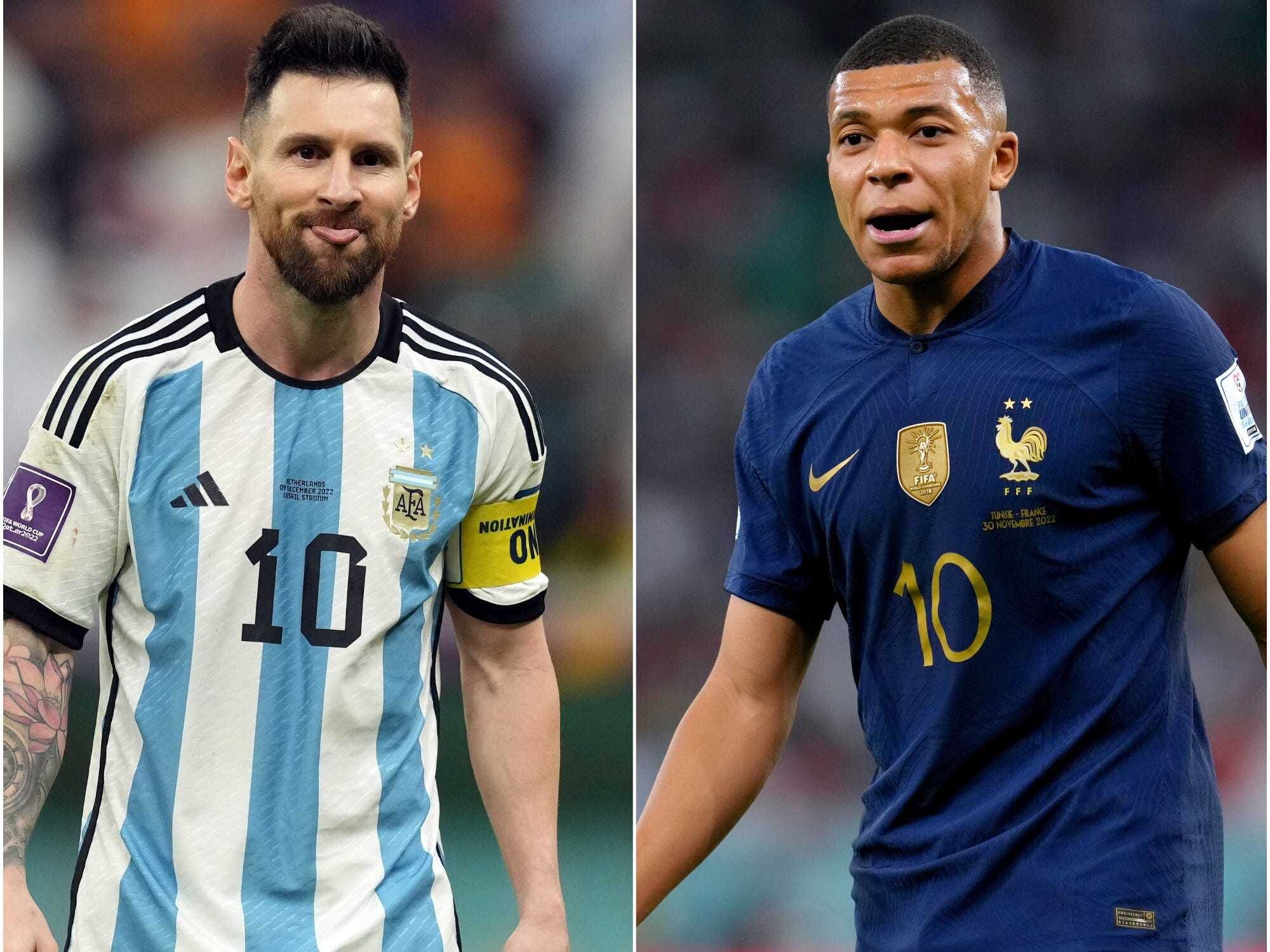Messi and Mbappe going head-to-head in World Cup final – the PSG stars compared