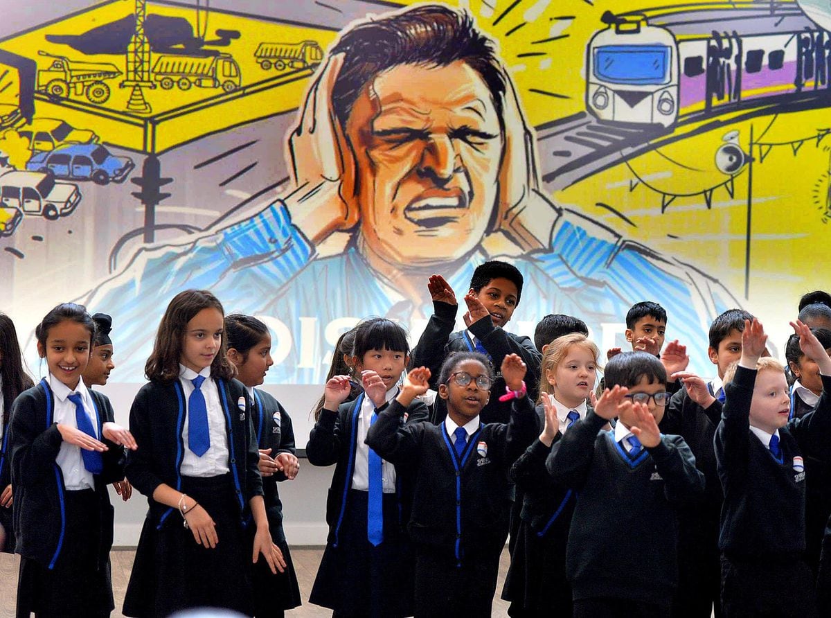 Smethwick Technology Primary School, where pupils have been working with members of the Welsh National Opera