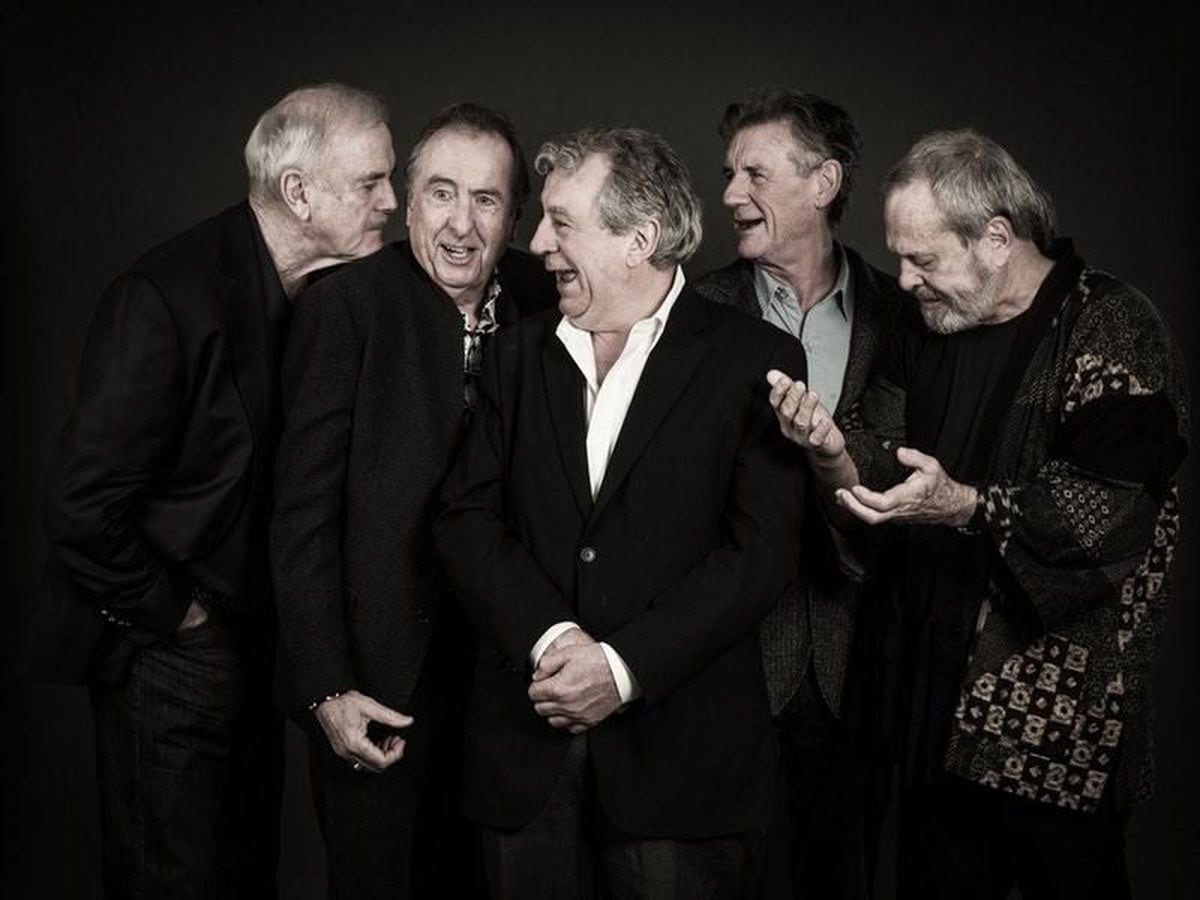John Cleese, Eric Idle, Terry Jones, Michael Palin and Terry Gilliam