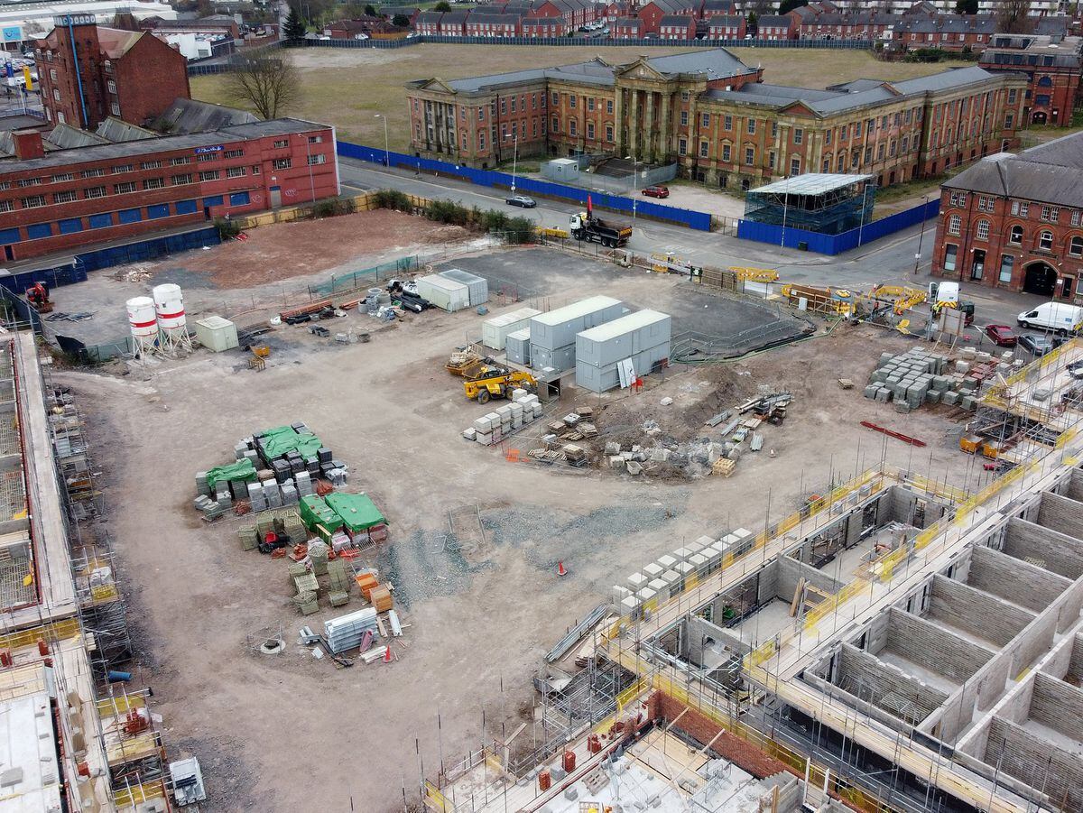 The development in Wolverhampton