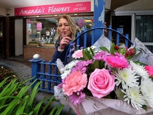  Amanda Meese, from Tipton, has started doing random acts of kindness by dropping bouquets of flowers in the community to be found,for free, by strangers..