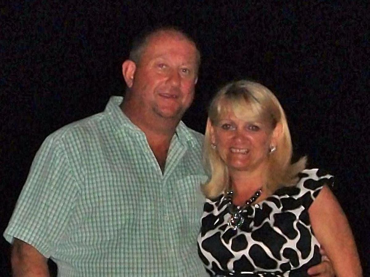 Paul Abbott with wife Jackie, who he killed