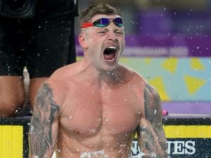 Adam Peaty followed up defeat in the men's 100m breaststroke final with a win in the 50m distance (David Davies/PA)