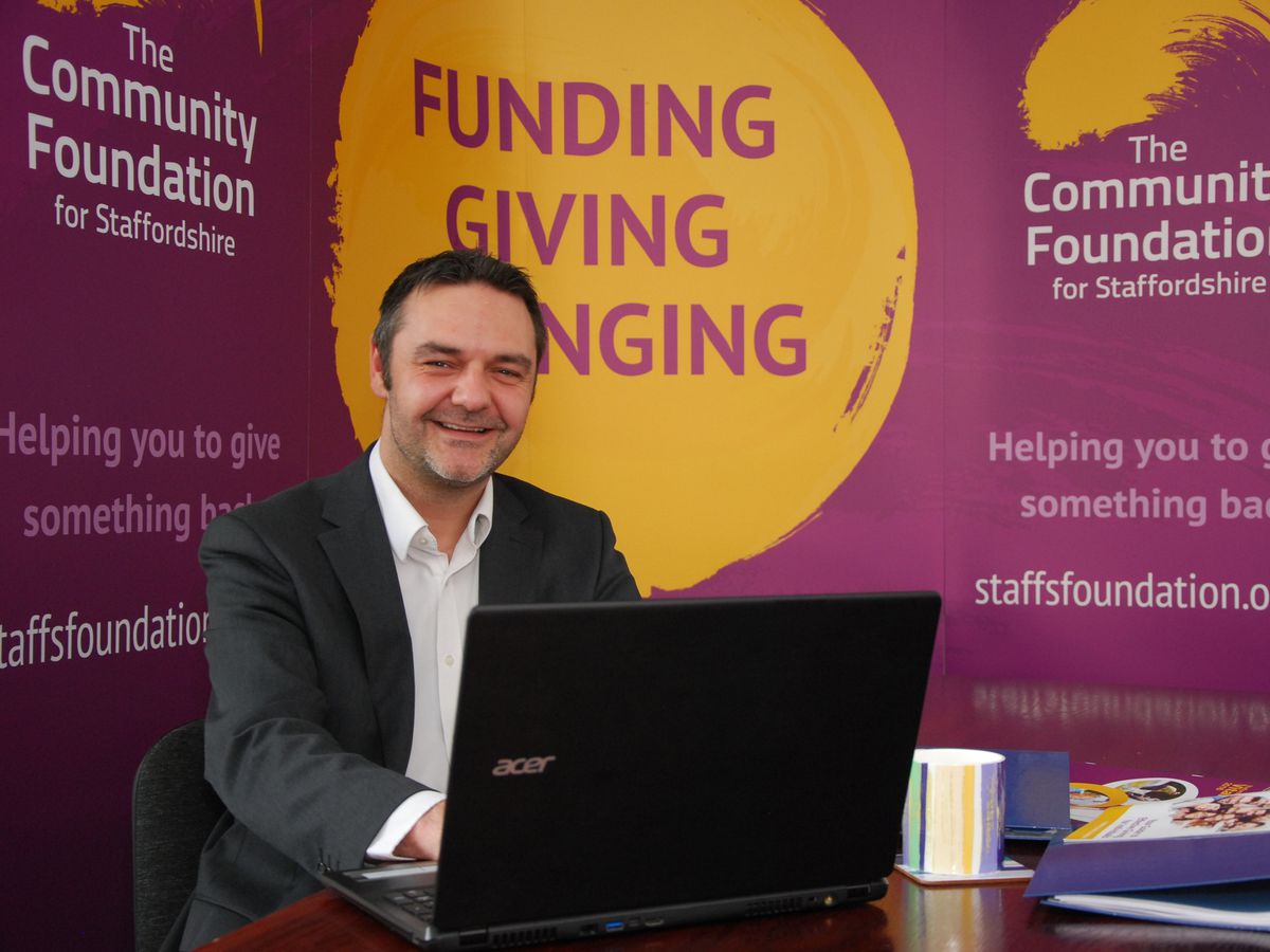 Steve Adams, chief executive of the Community Foundation Staffordshire and Shropshire