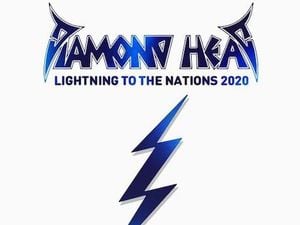 The cover for Diamond Head's Lightning To The Nations 2020