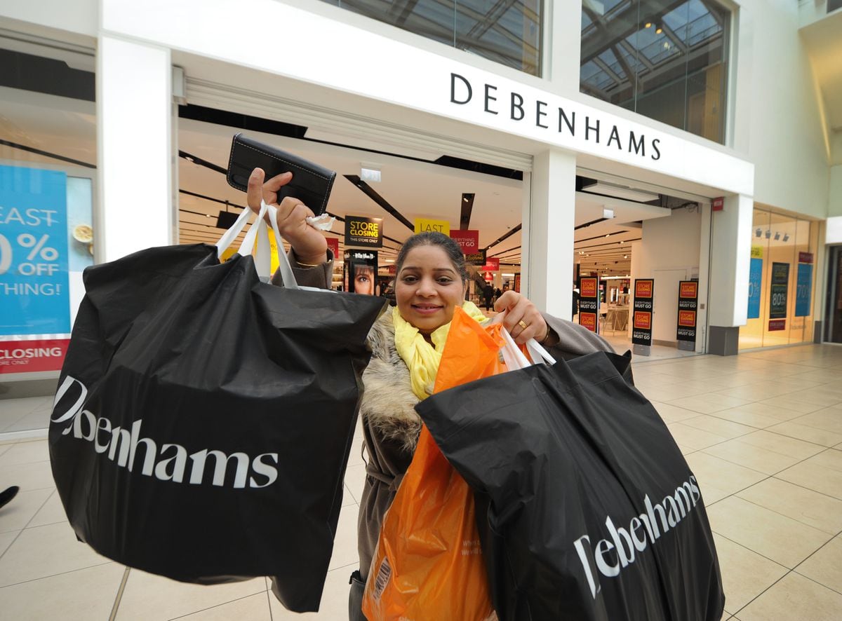 Debenhams shopper Saira Karim picking up some last minute bargains