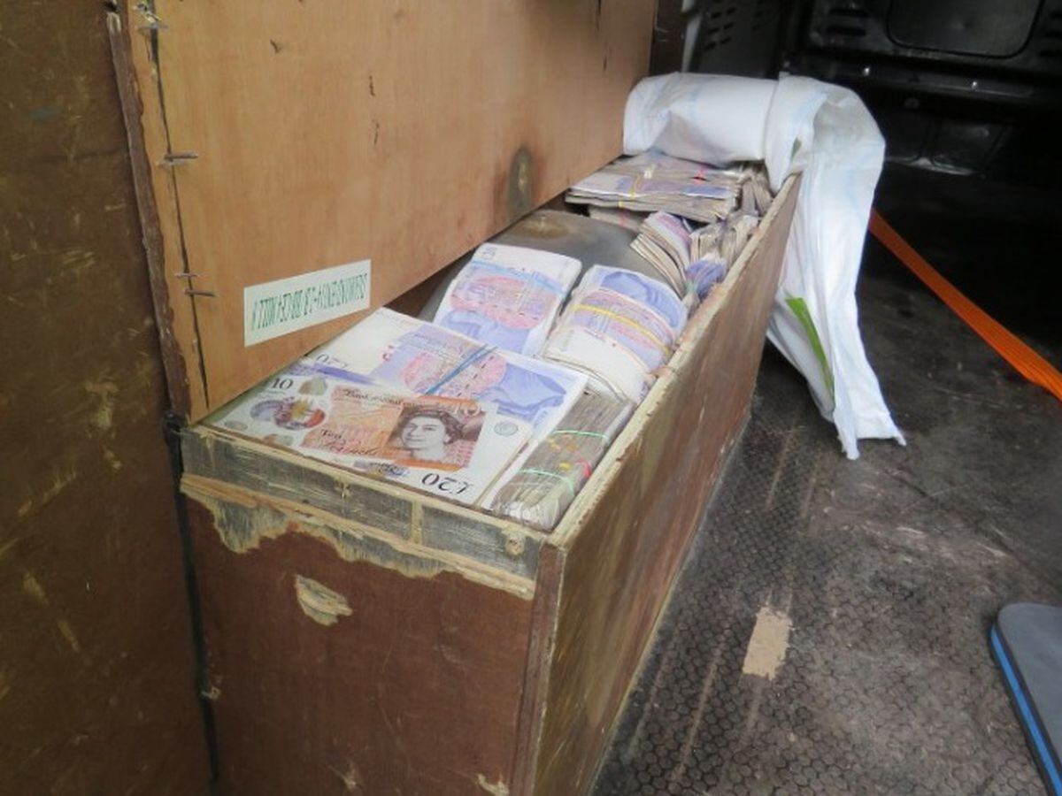The money hidden in Etmund Nikolla's van