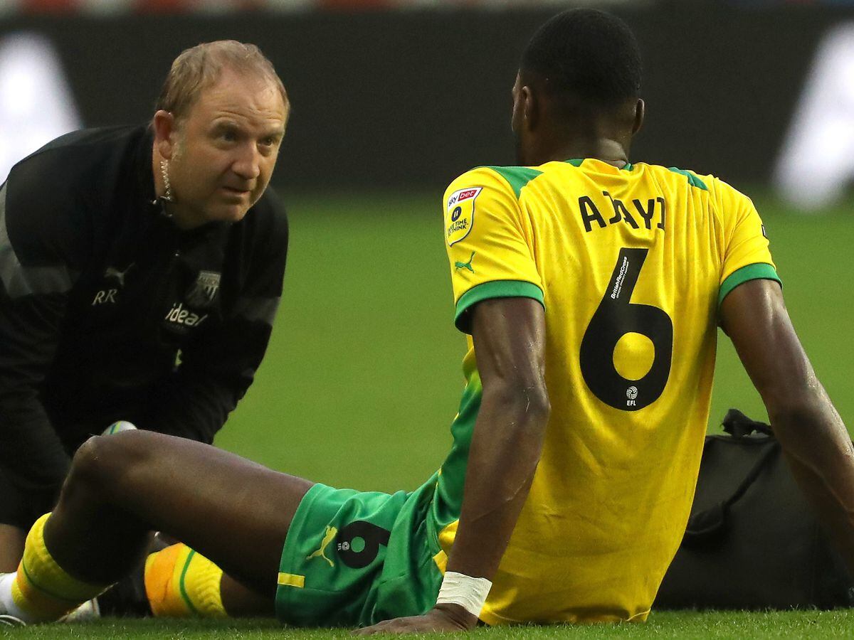 Semi Ajayi injured his ankle at Wigan earlier in the season and underwent surgery (Photo by Adam Fradgley/West Bromwich Albion FC via Getty Images).