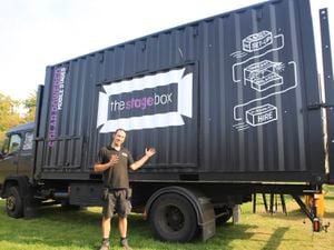 Black Country innovator Andrew Teverson has come up with the Stage Box to deliver a new ‘green’ solution for stage platforms