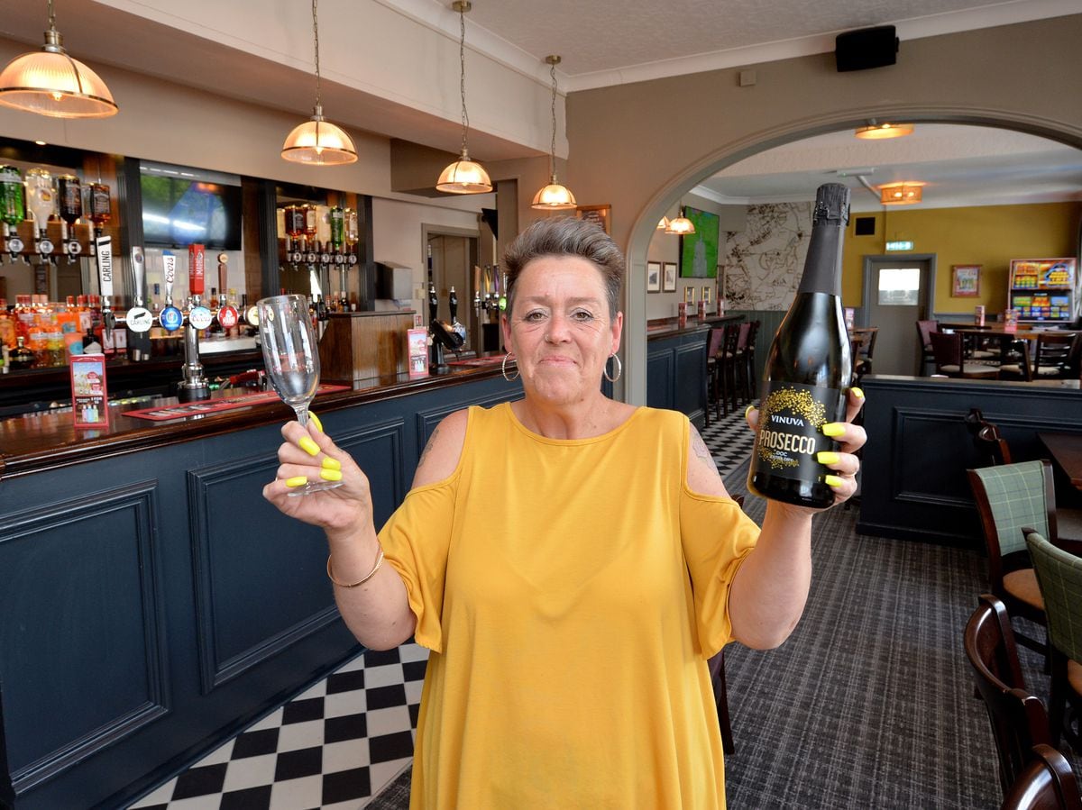 The Windmill pub in Wednesbury officially open after a £232,000 refurb. Pictured landlady Lisa Smith