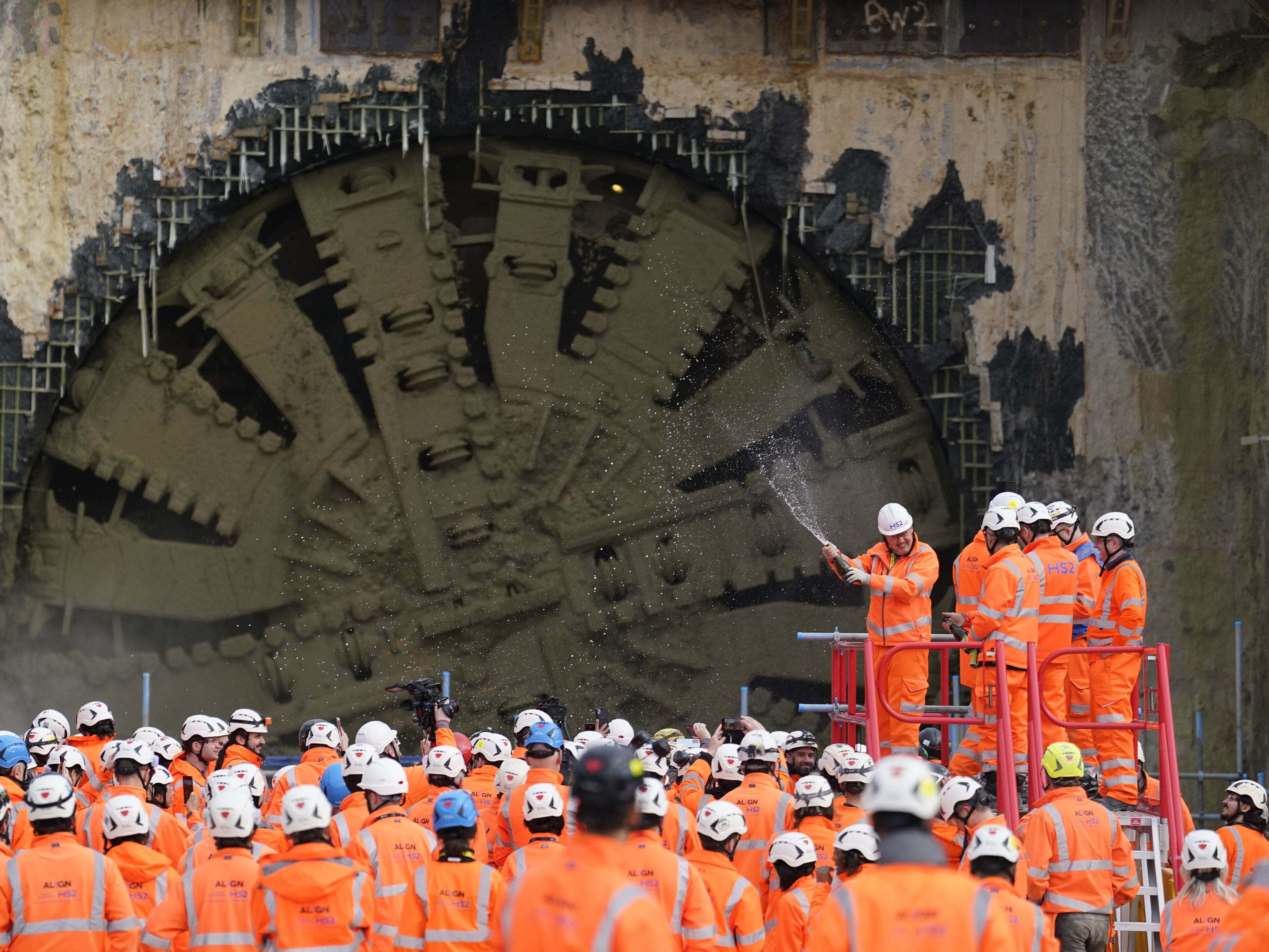 HS2 hails ‘remarkable achievement’ as it completes excavation of longest tunnel