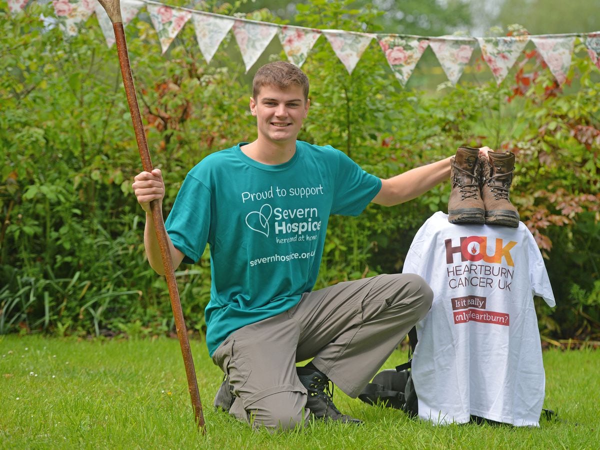 The intrepid Shropshire teenager journeying from Land’s End to John o’ Groats on foot