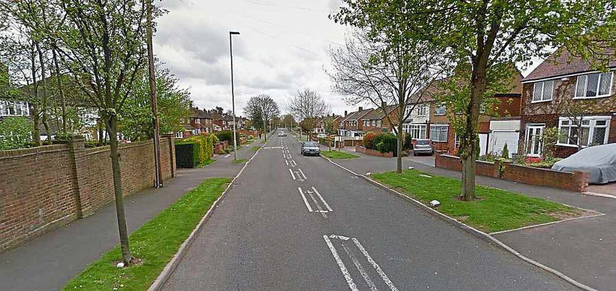 Broad Lane North in Willenhall where two men stole the expensive mountain bike
