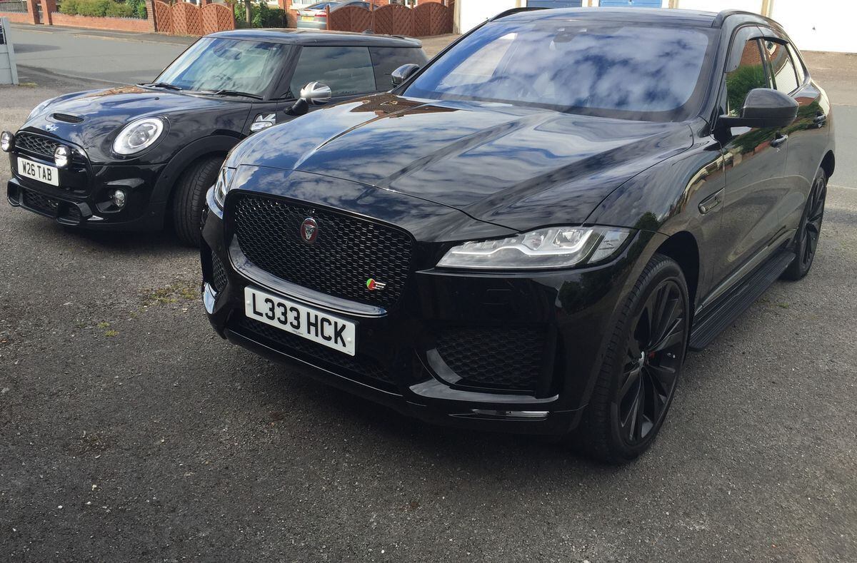 Hickinbottom had two Jaguars to drive round Dudley 