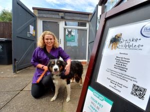 Lorna Williams runs holistic dog grooming spa Barks & Bubbles in Brewood