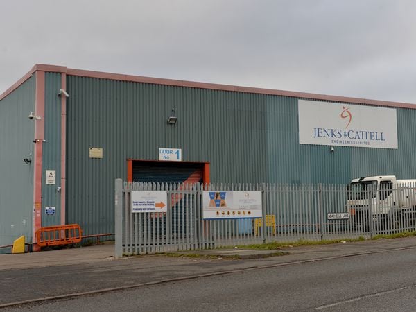 The incident happened around 6.30am at Jenks and Cattell Engineering in Wednesfield. 