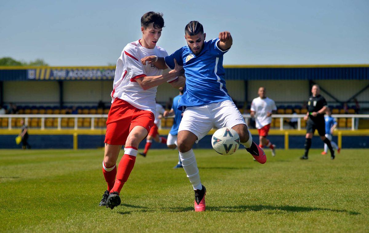 Shifnal Town FC versus Bridgnorth FC during the charity match