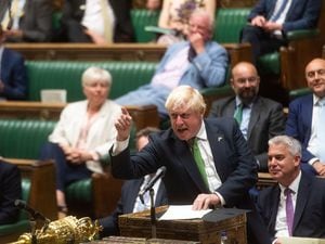 Prime Minister Boris Johnson speaking during the confidence debate on Monday night