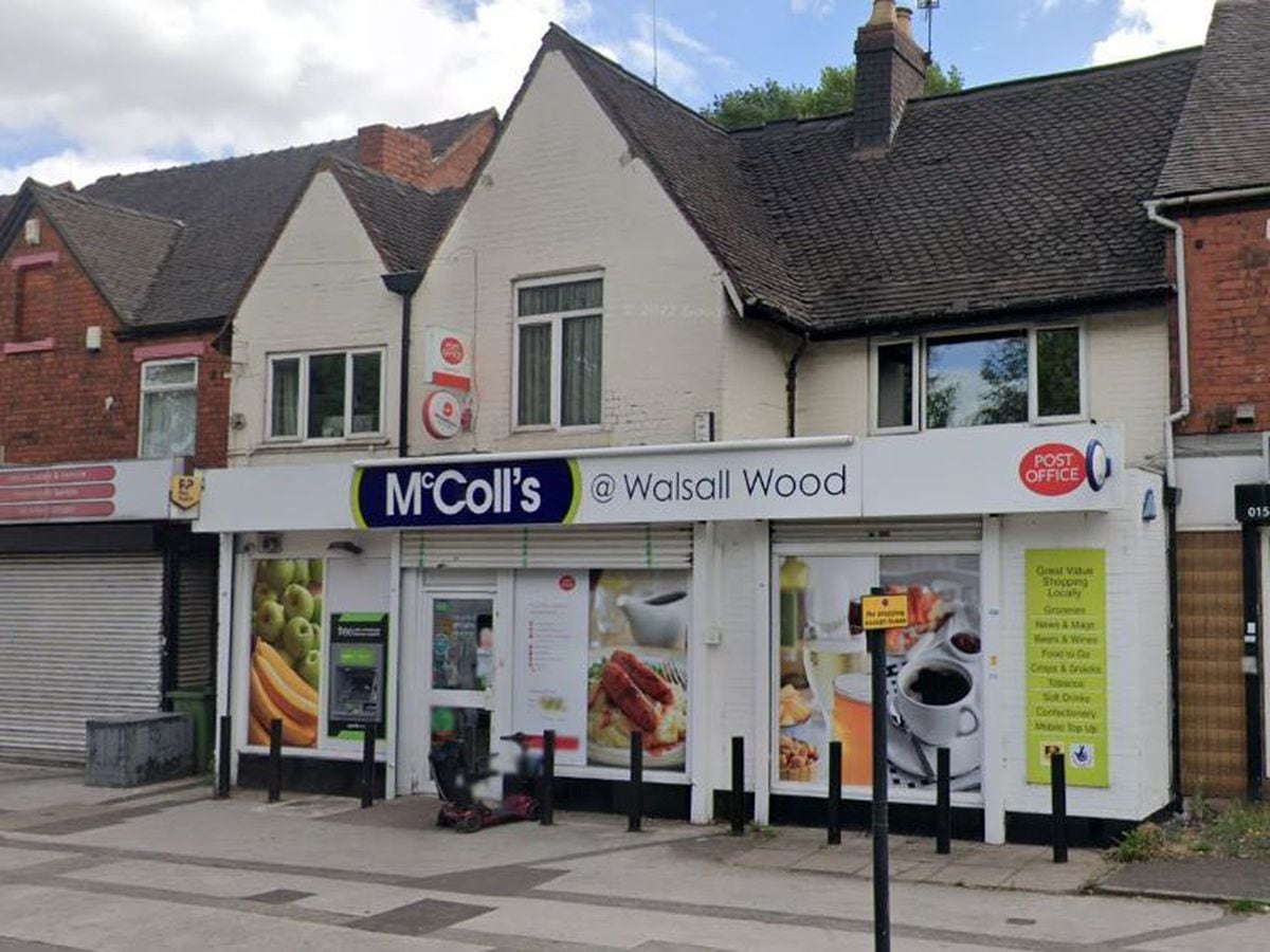 The convenience store in Walsall Wood High Street. Photo: Google