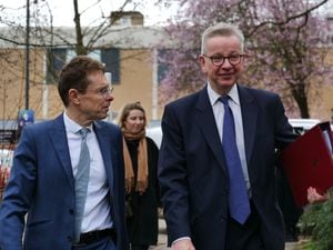 Mayor Andy Street and Levelling Up Minister Michael Gove
