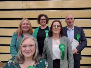 Cannock Chase District Council will now be run by a Labour, Green, and Lib Dem coalition. Pictured: the council's five Green councillors.