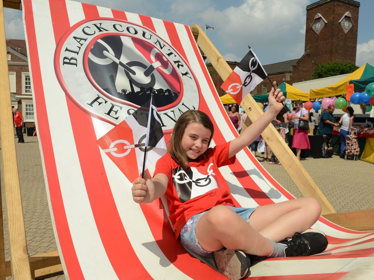Happy Black Country Day! Enjoying the Black Country Festival celebrations in 2018 was Lily Rolinson
