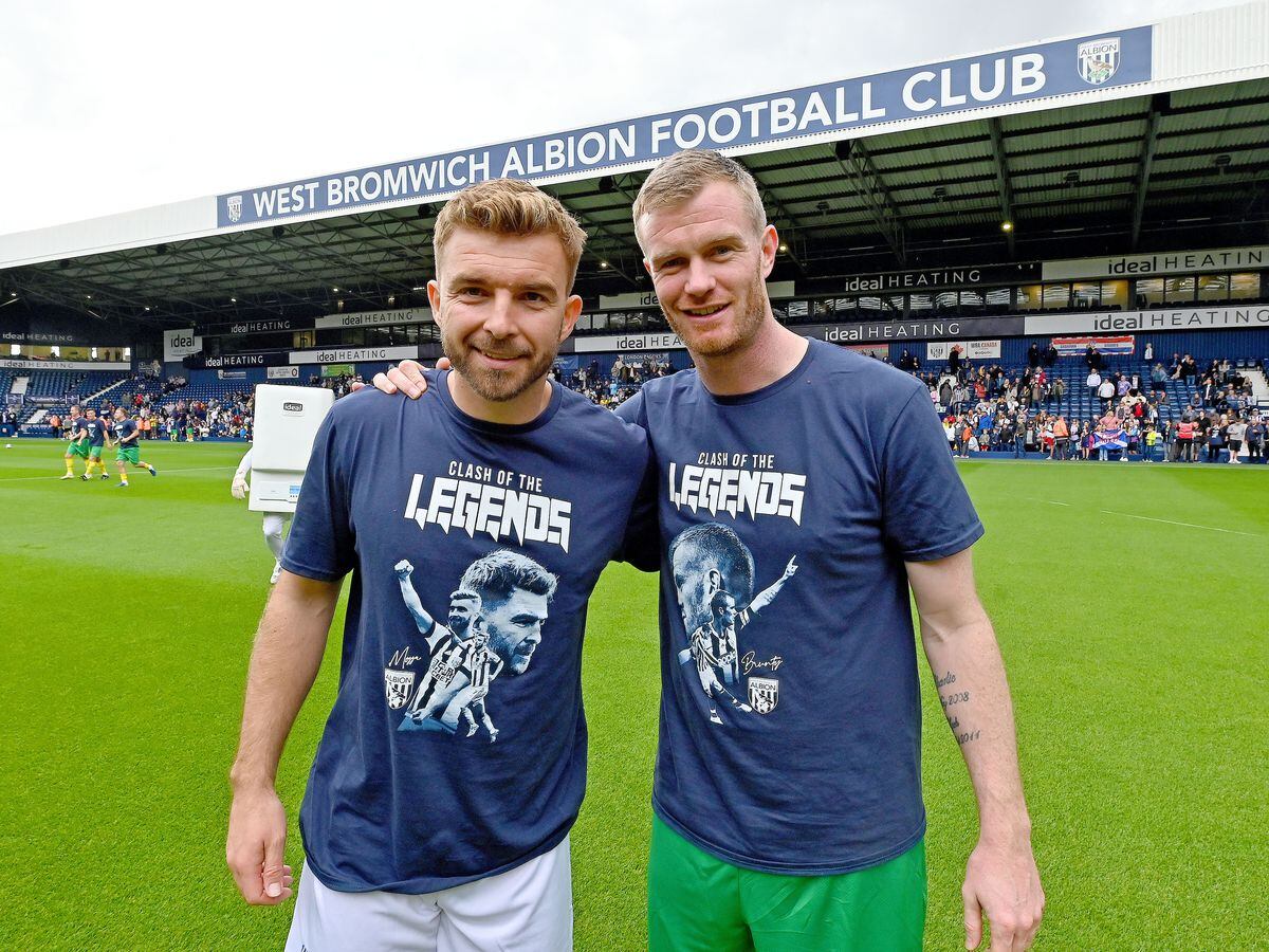 James Morrison and Chris Brunt ahead of Clash of the Legends