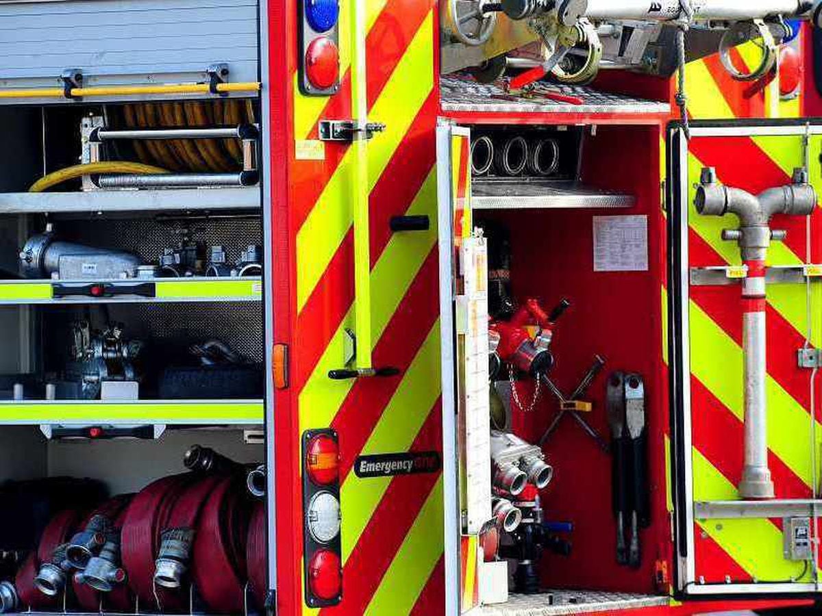 Four crews have extinguished a blaze in Stafford