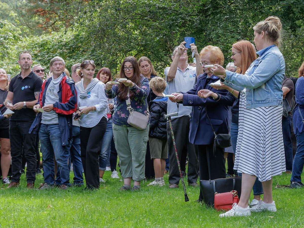 The KEMP Hospice butterfly release