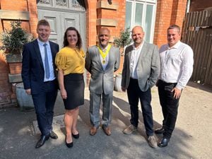 Head of the Royal Sutton Chamber Chris Brewerton, Kate Curry, Naeem Arif, Gary Phelps and Phil Arkinstall