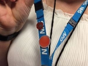 Orange button wearers can offer suicide prevention advice