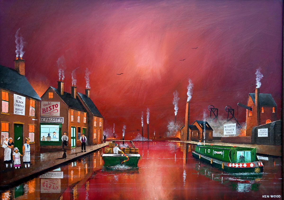 The famous Black Country glow is a staple of Ken Wood's paintings