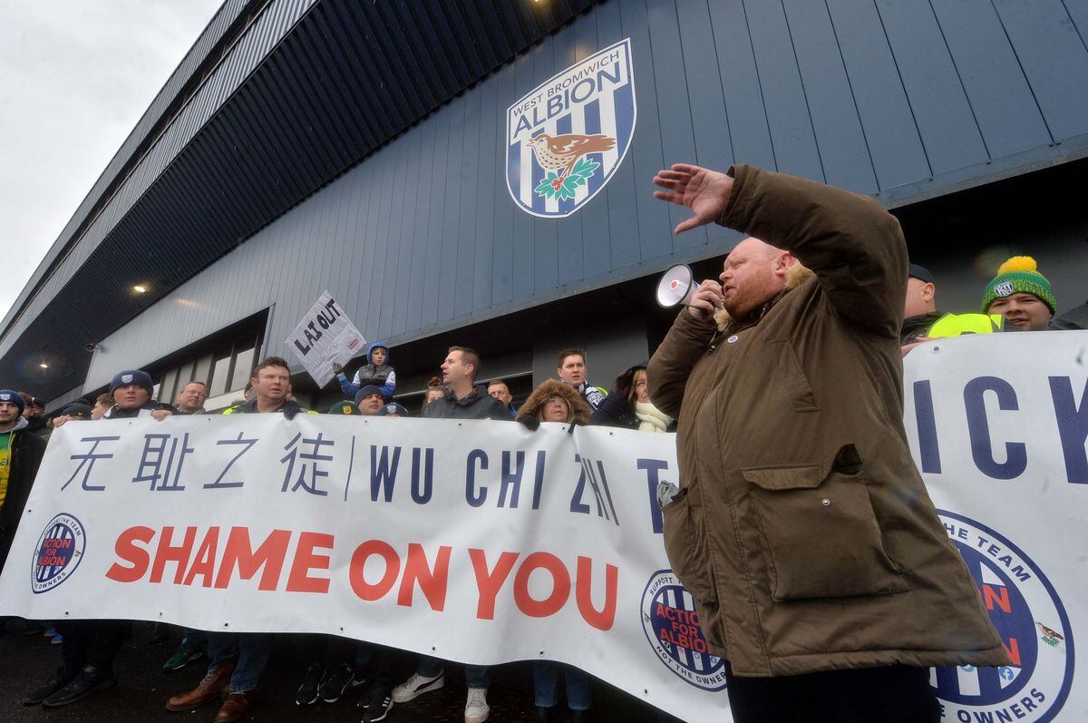 Action for Albion have organised a number of protests over the ownership of the club
