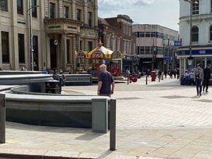 Queen Square in Wolverhampton city centre