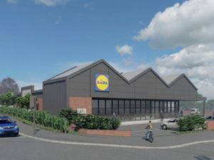 Caption: An impression of the proposed new Lidl store on Penn Road, Wolverhampton