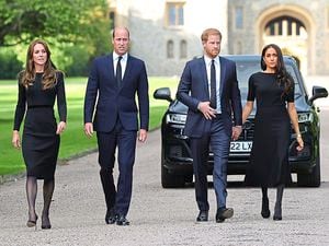William and Harry briefly put on a united front after the death of the Queen
