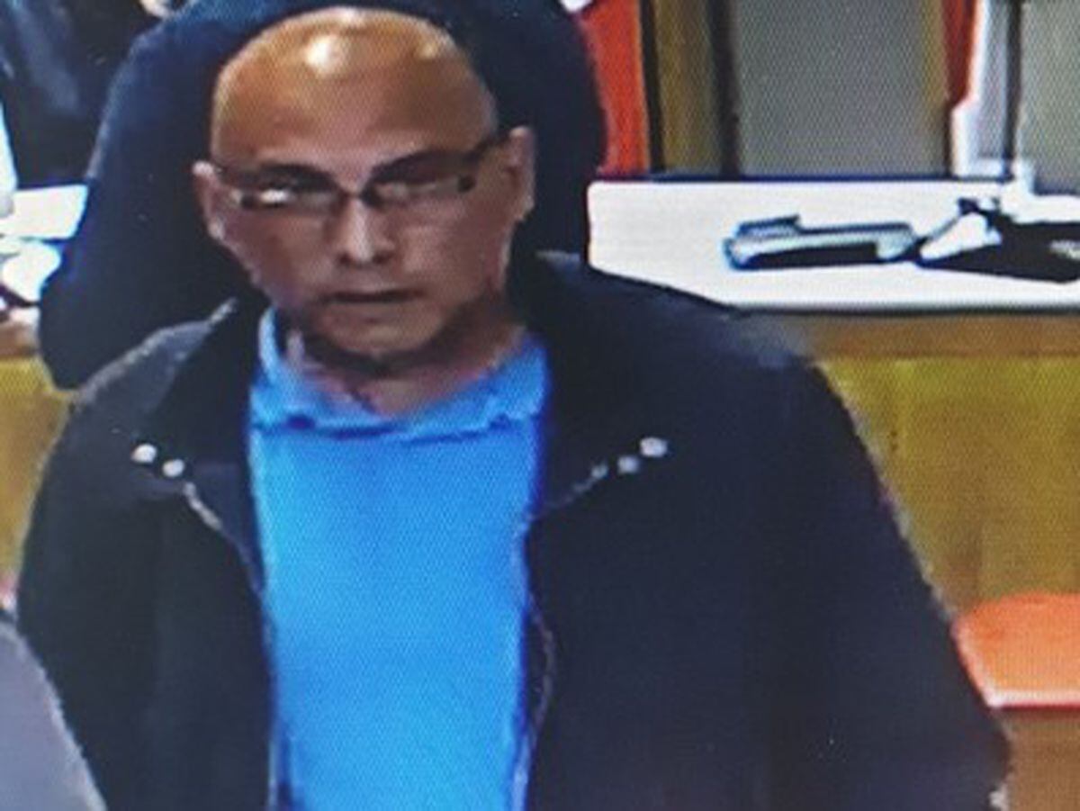 Police have released an image of a man they want to speak to in connection with the incident