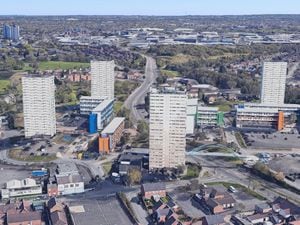 High-rise flats in Heath Town, Wolverhampton. Photo: Google