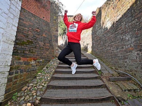 Louise Welsby from Bridgnorth has completed a million steps  to raise money for charity in memory of her mother