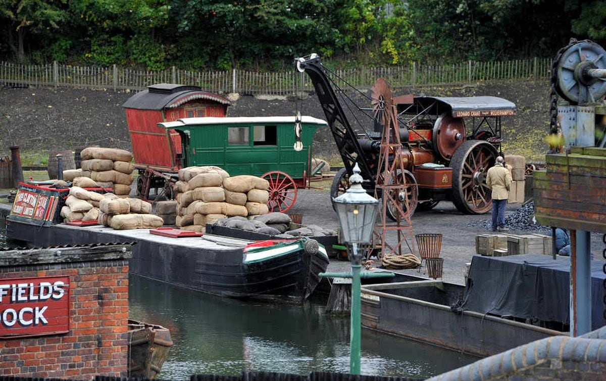 The Black Country Museum gets ready for the filming of Peaky Blinders