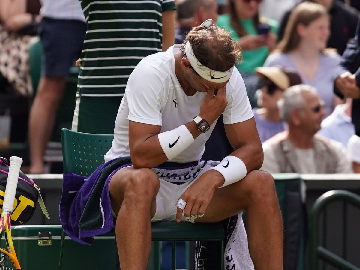 Rafael Nadal is still suffering from the abdominal injury sustained at Wimbledon