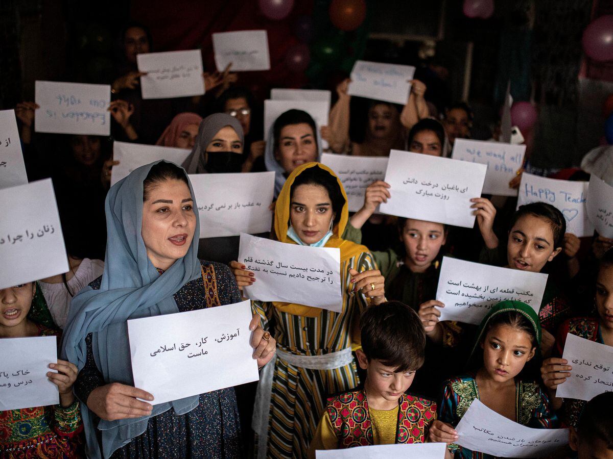 Afghanistan women's protest