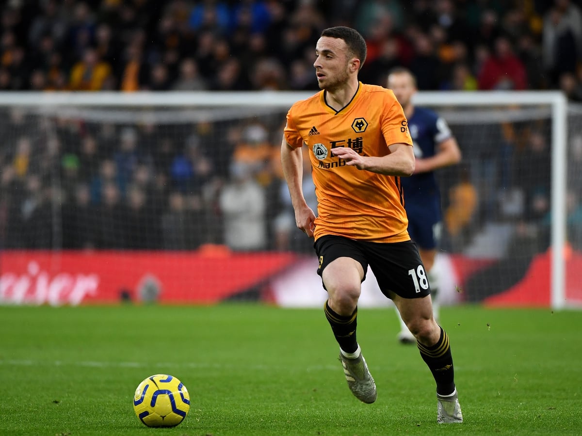 Wolves forward Diogo Jota should be back on the training pitches at Compton...