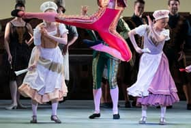 The Birmingham Royal Ballet on stage in “Don Quixote.”