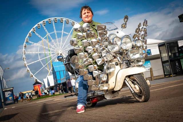 Dave and his scooter