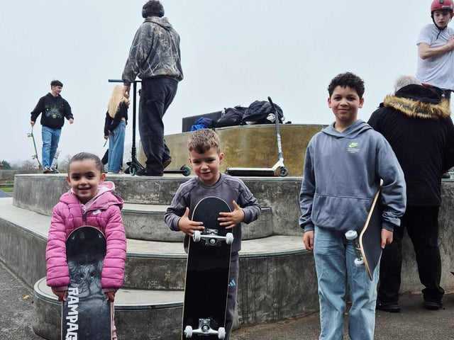 New Skaters at Britannia Skate Park